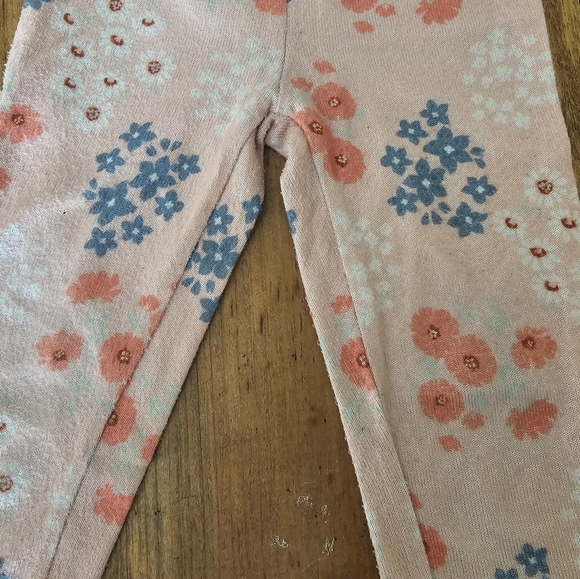 Lucky Brand Peach & Blue Floral Long-Sleeve Crewneck Tee & Pajama Pants - Picture 4 of 10